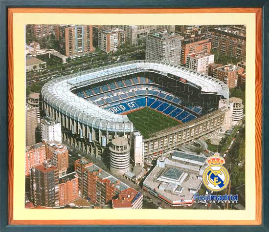 puzzle de imán Real Madrid enmarcado relieves basterra merchandising magnetico