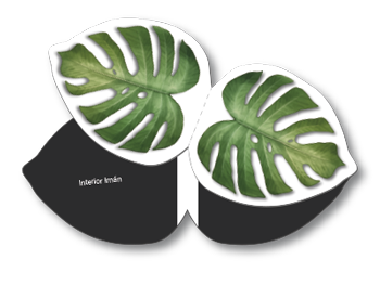 marcapagina-monstera marcapaginas monstera troquelado relieves basterra