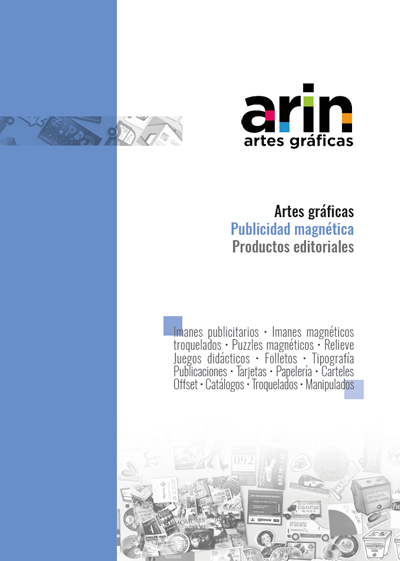 portada catálogo productos relieves basterra imprenta vitoria